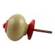 Spanish Olive Red Fitting Ceramic Knob